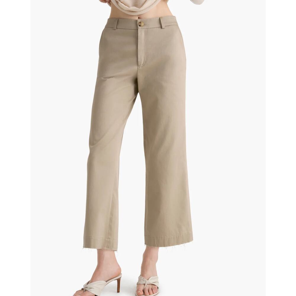 ATM Anthony Thomas Melillo Boyfriend Chino Pants Size 6 Khaki Cotton Trousers